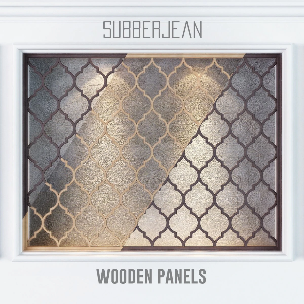 wooden panel subberjean 3D Model .c4d .max .obj .3ds .fbx .stl .blend 