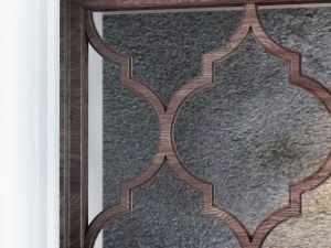 wooden panel subberjean 3D Model