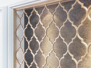 wooden panel subberjean Model 3D