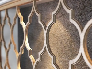 wooden panel subberjean Model 3D