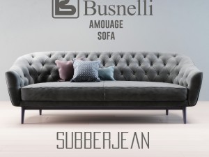 busnelli amouage sofa 3D Model