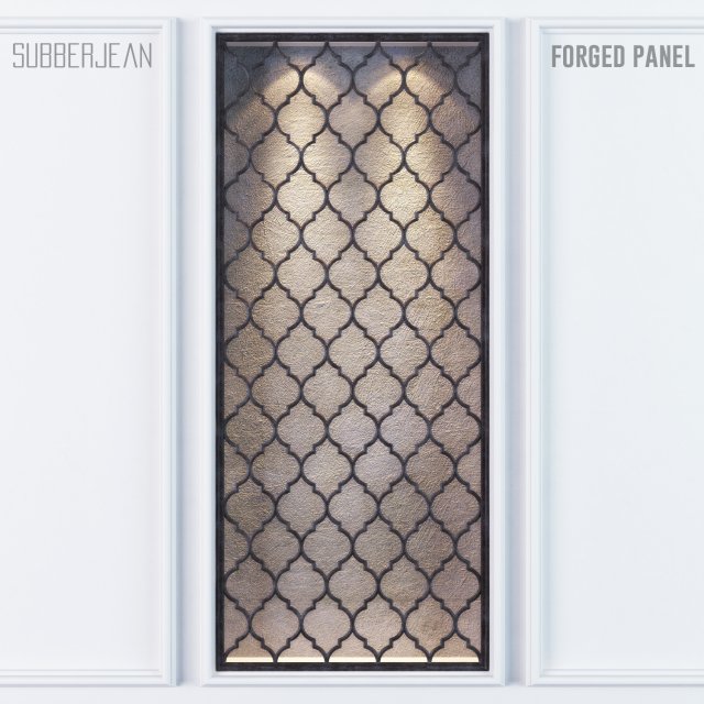 forged panel subberjean 3Dモデル .c4d .max .obj .3ds .fbx .stl .blend 