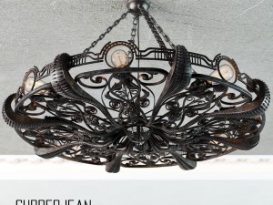 octopus forged chandelier subberjean 3D Model