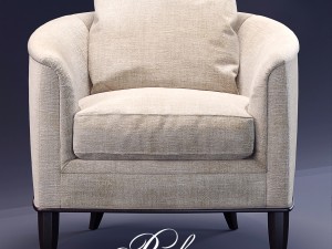 baker sausalito lounge chair 3Dモデル