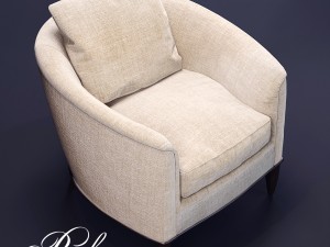 baker sausalito lounge chair 3Dモデル