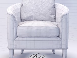 baker sausalito lounge chair 3Dモデル