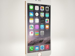 apple iphone 6s gold 3D Model