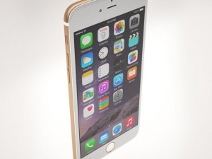 apple iphone 6s gold 3D Model
