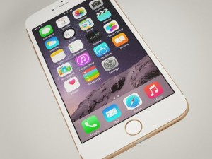 apple iphone 6s gold 3D Model