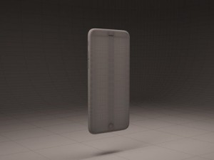 apple iphone 6s gold 3D Model