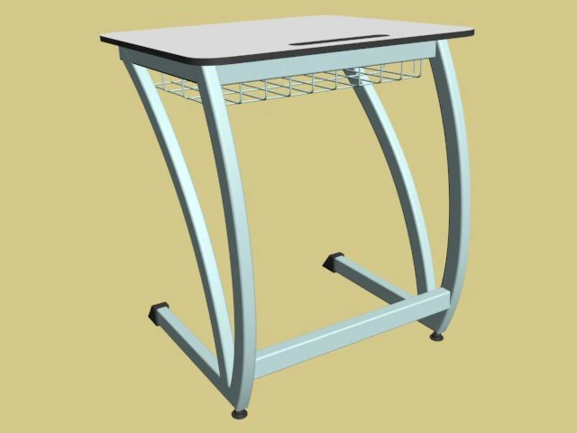 school table 3D Model .c4d .max .obj .3ds .fbx .stl .blend 