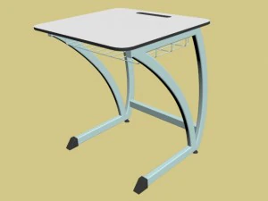 school table 3D Model