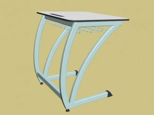 school table 3D Model