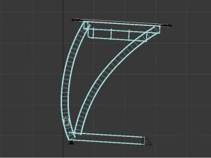 school table 3D Model