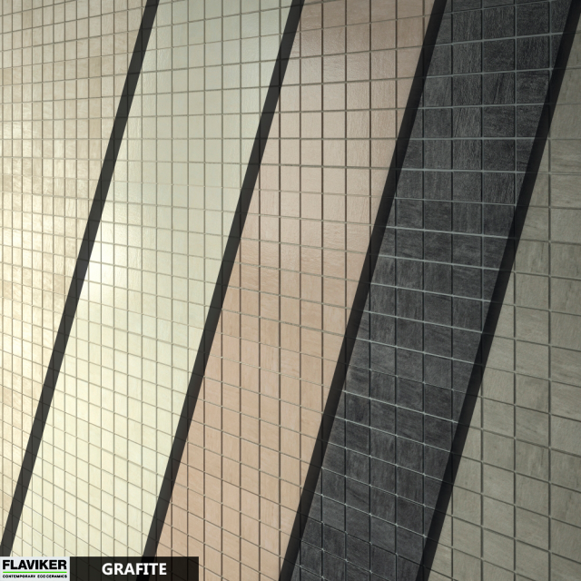 flaviker grafite mosaico set 01 3D Модель .c4d .max .obj .3ds .fbx .stl .blend 