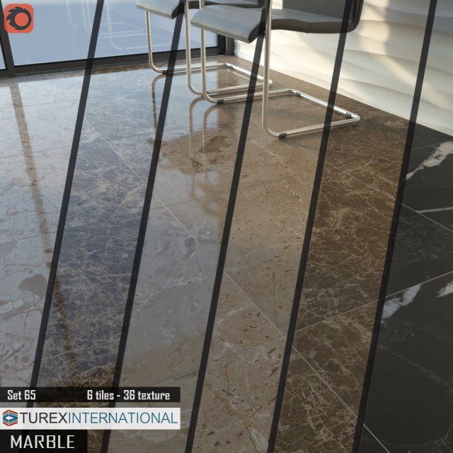 turex international marble tiles set 65 3D 모델 .c4d .max .obj .3ds .fbx .stl .blend 