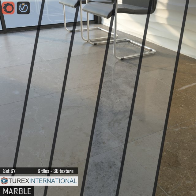 turex international marble tiles set 67 Modelo 3D .c4d .max .obj .3ds .fbx .stl .blend 