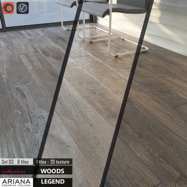 ariana legend brown grey sand set 03 3D Model .c4d .max .obj .3ds .fbx .stl .blend