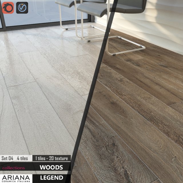 ariana legend havana white set 04 Model 3D .c4d .max .obj .3ds .fbx .stl .blend