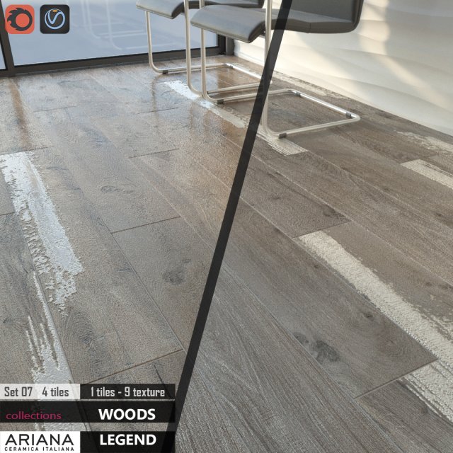ariana legend havana grey set 07 Modello 3D .c4d .max .obj .3ds .fbx .stl .blend