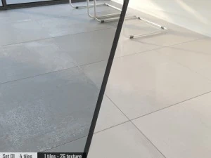 ariana concrea cinza branco conjunto 01 Modelo 3D