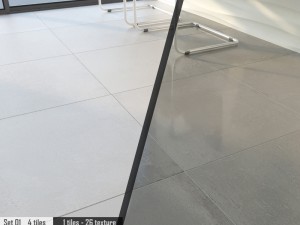 ariana concrea grey white set 01 3D 模型