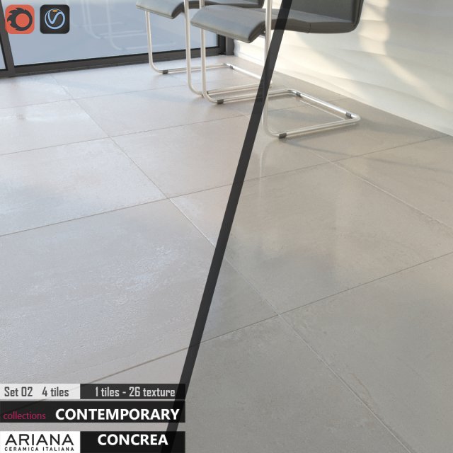 ariana concrea silver bone set 02 Modello 3D .c4d .max .obj .3ds .fbx .stl .blend 