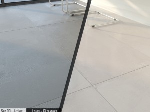 ariana concrea grey white set 03 Modèle 3D