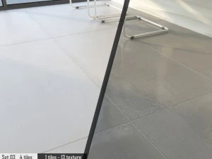 ariana concrea grey white set 03 3D Model