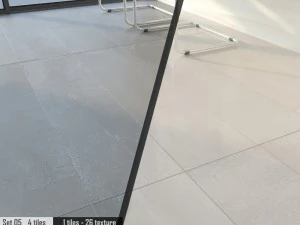 ariana concrea grey white set 05 3D Model