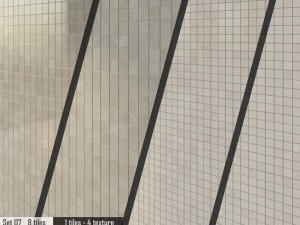 ariana concrea grey white set 07 3D Model