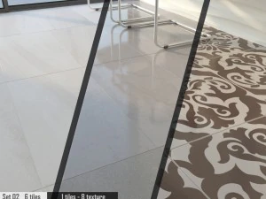 ariana fludo luna titanio set 02 3D Model