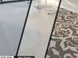 ariana fluido luna titanio set 02 3D Модель