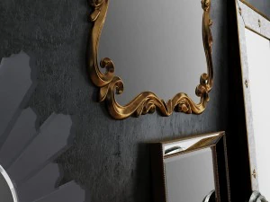 horchow mirrors set 01 3D Model