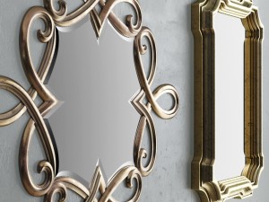 mirror collection set 05 3D Model