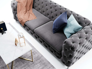 kogut chesterfield sofa 3D Model