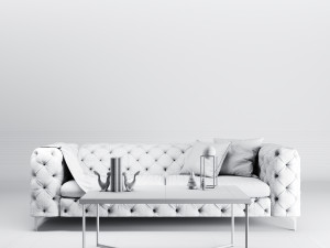 kogut chesterfield sofa 3D Model