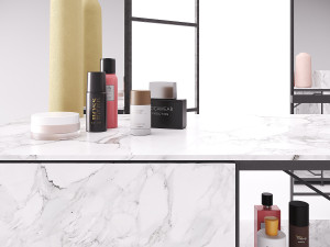 r i g modules - bathroom with decor set 01 Modèle 3D