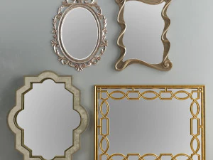 mirror collection set 06 3D Model