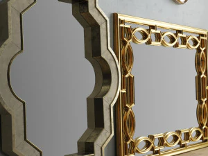 mirror collection set 06 3D Model