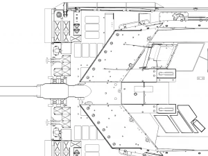 leopard 2 a5 - a6 - mbt 3D Model