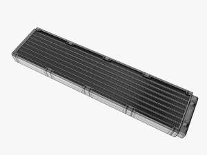 120mm pc water-liquid cooling radiators 3D Модель