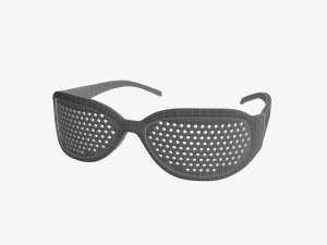 pinhole glasses 3D Model