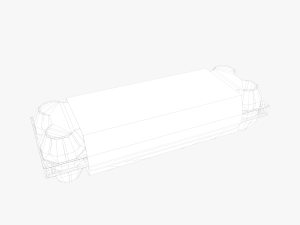 clear plastic dozen egg tray 3D Модель