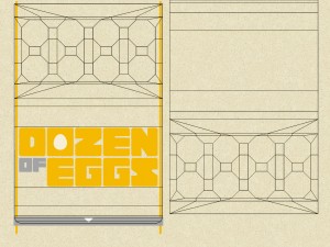 clear plastic dozen egg tray 3D Модель