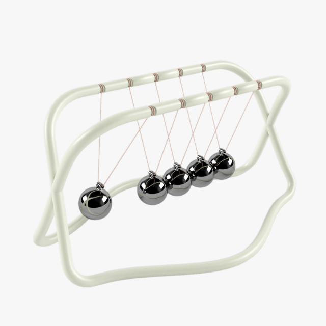 newtons cradle 3D Model .c4d .max .obj .3ds .fbx .stl .blend 
