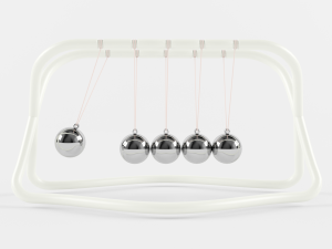 newtons cradle 3D Model