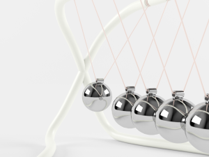newtons cradle 3D Model