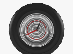 wall clock wheel 3D Model