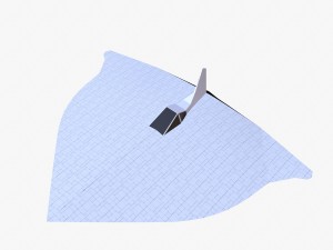 spaceship angel Model 3D
